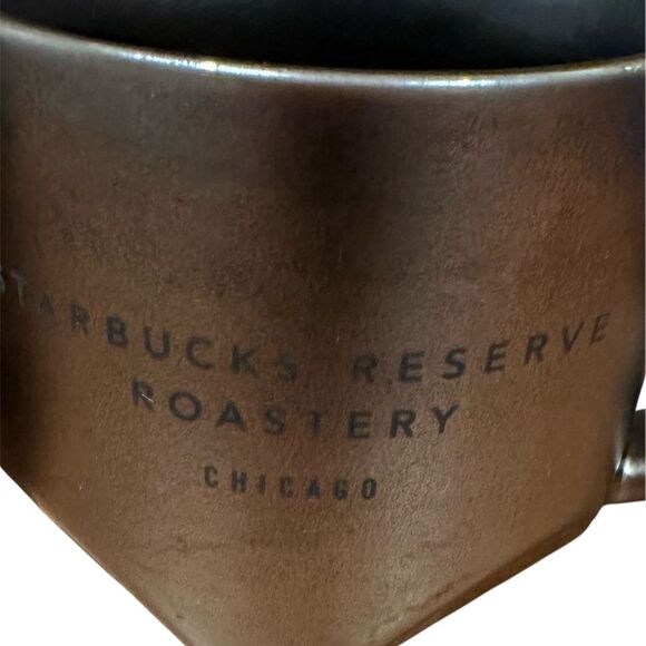 Extremely rare limited Starbucks Reserve & Roastery metallic mug set 8oz Chicago - Picture 2 of 6